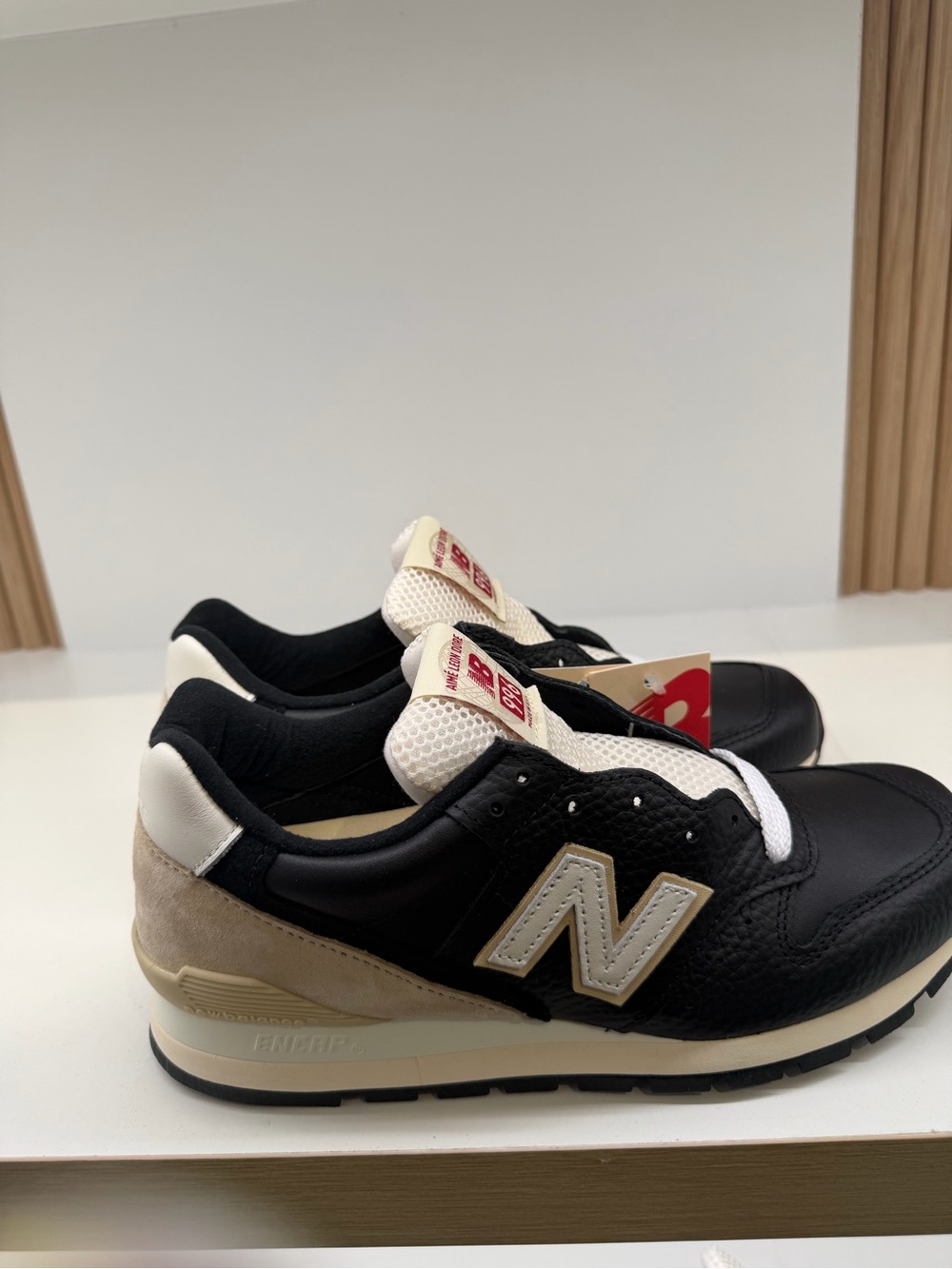 New Balance Black, cream 966 x Aime Leon